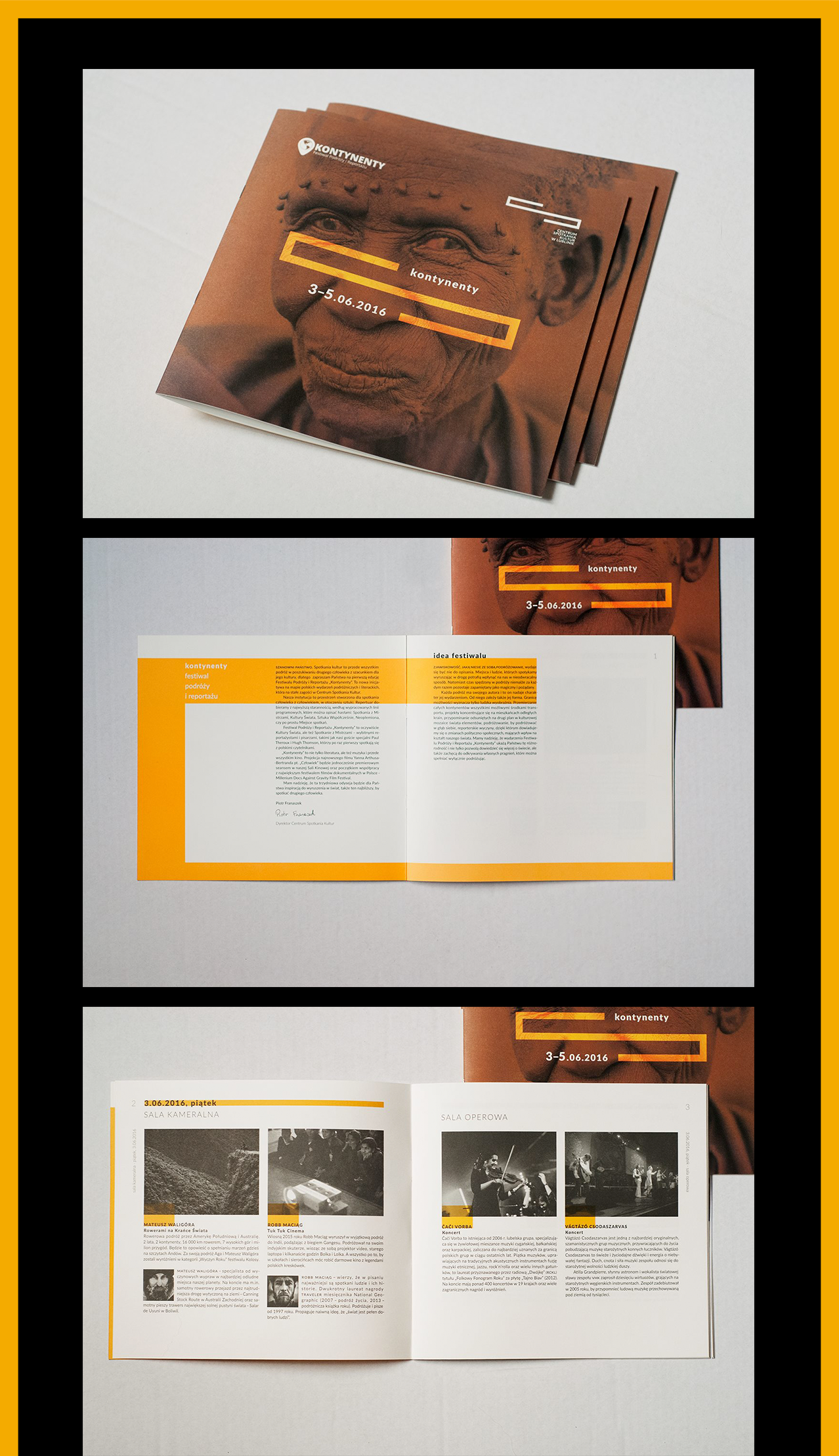Continents festival brochure